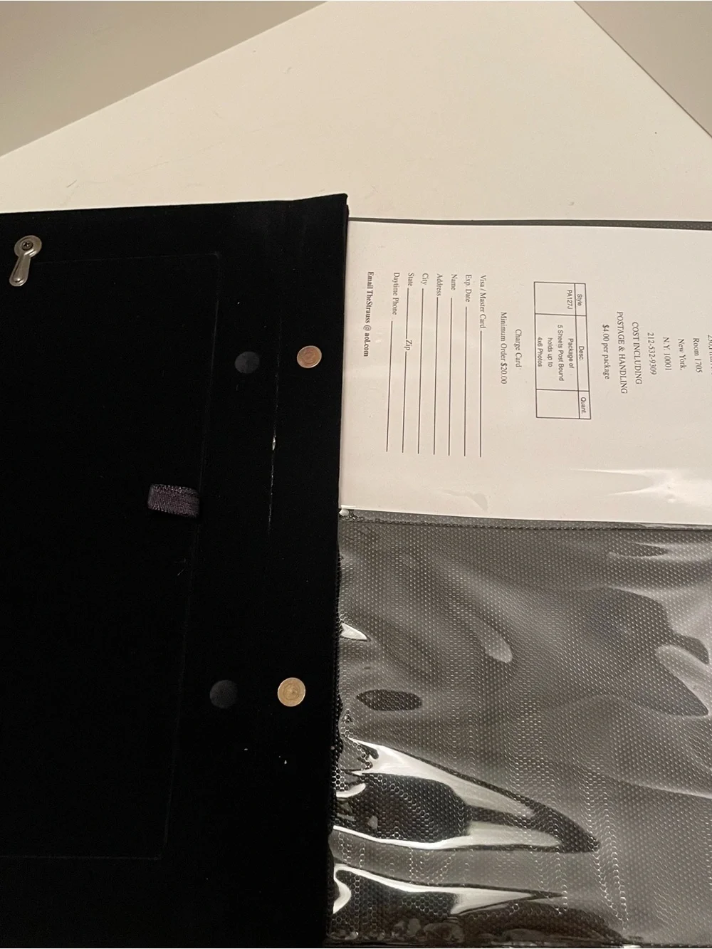 Lavie Silver Plated 5x7‎ Frame Front Photo Album 96 Photos Vintage Never Used